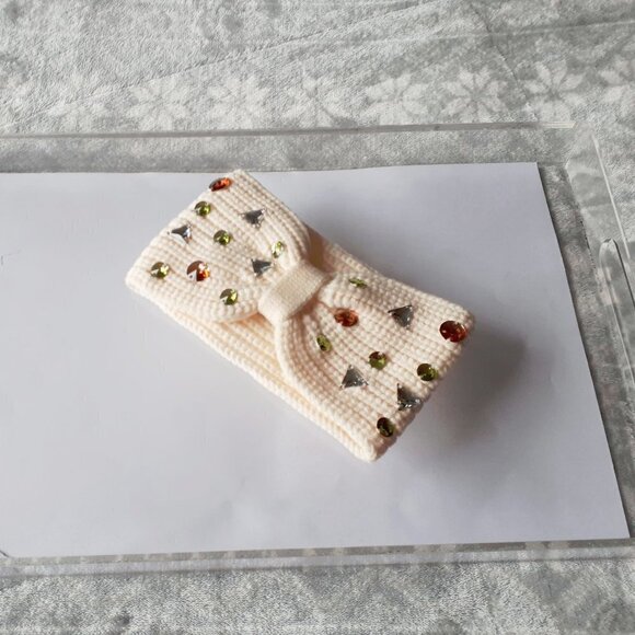 NWT Anthropologie embellished ear warmer headband - Picture 8 of 11